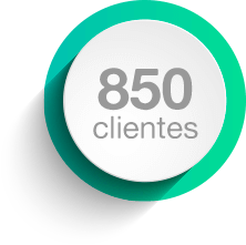 Oitocentos e cinquenta clientes